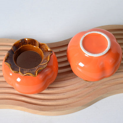 Ceramic Persimmon Decorative Vase