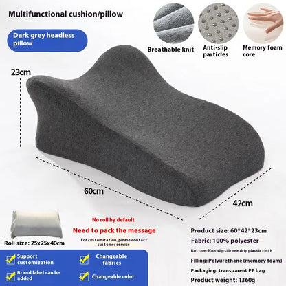 Prone Sleeping Memory Foam Pillow for Easy Bed Support