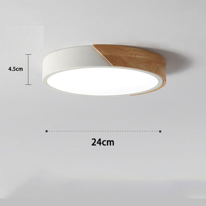 Nordic LED Ceiling Light | Modern Wooden Design