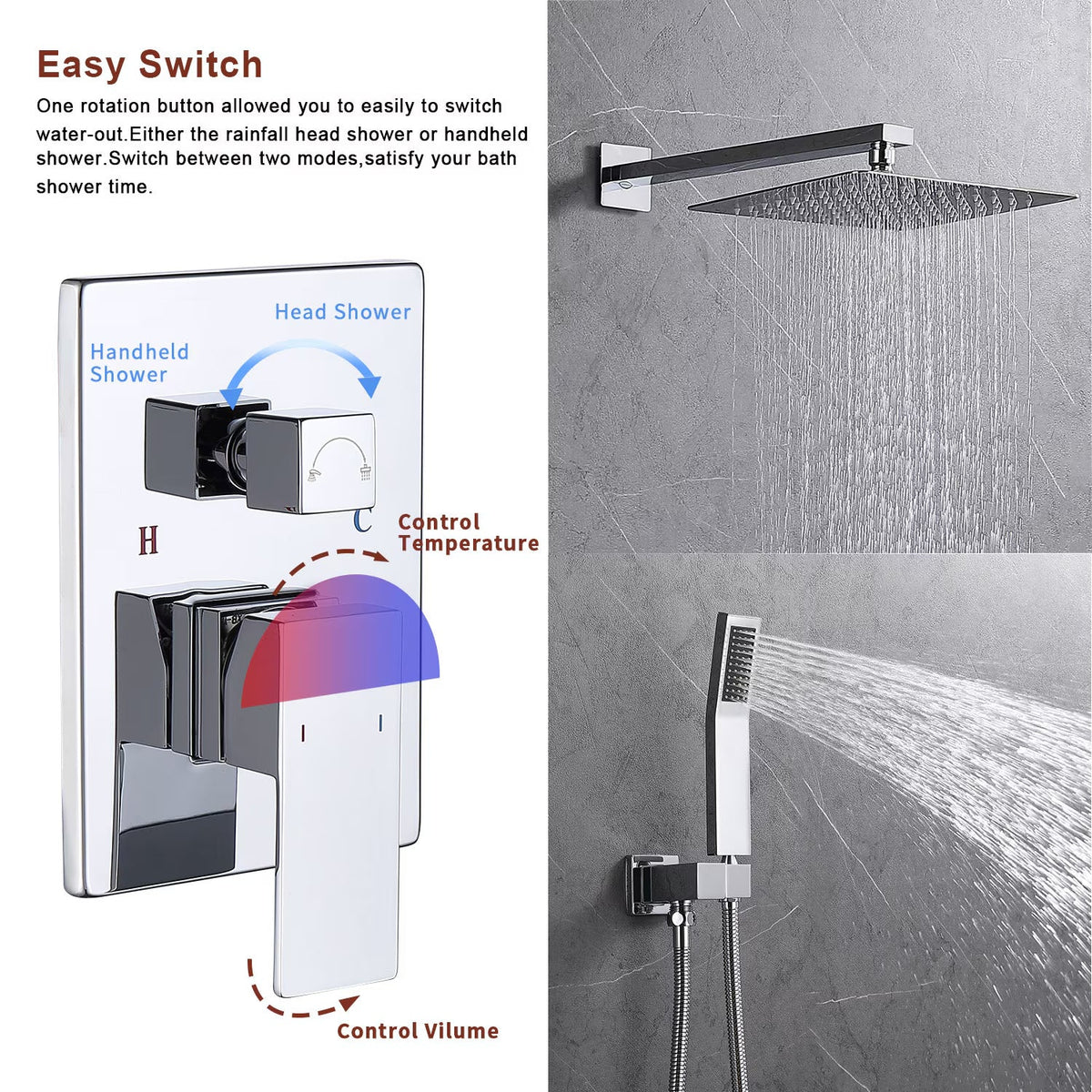 Metal Shower Faucets