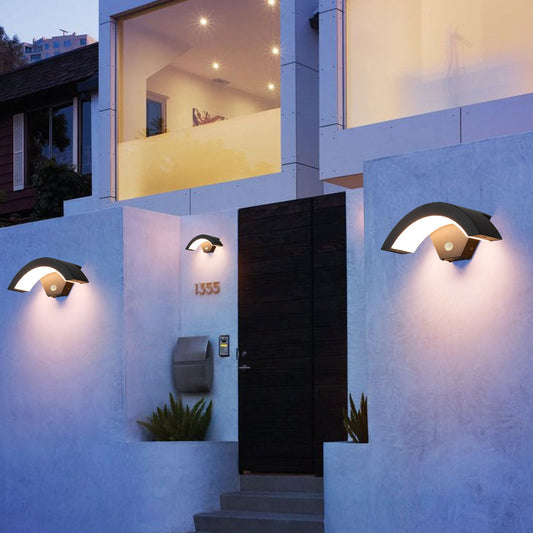 Outdoor Waterproof Sensor Wall Light for Patios and Villas