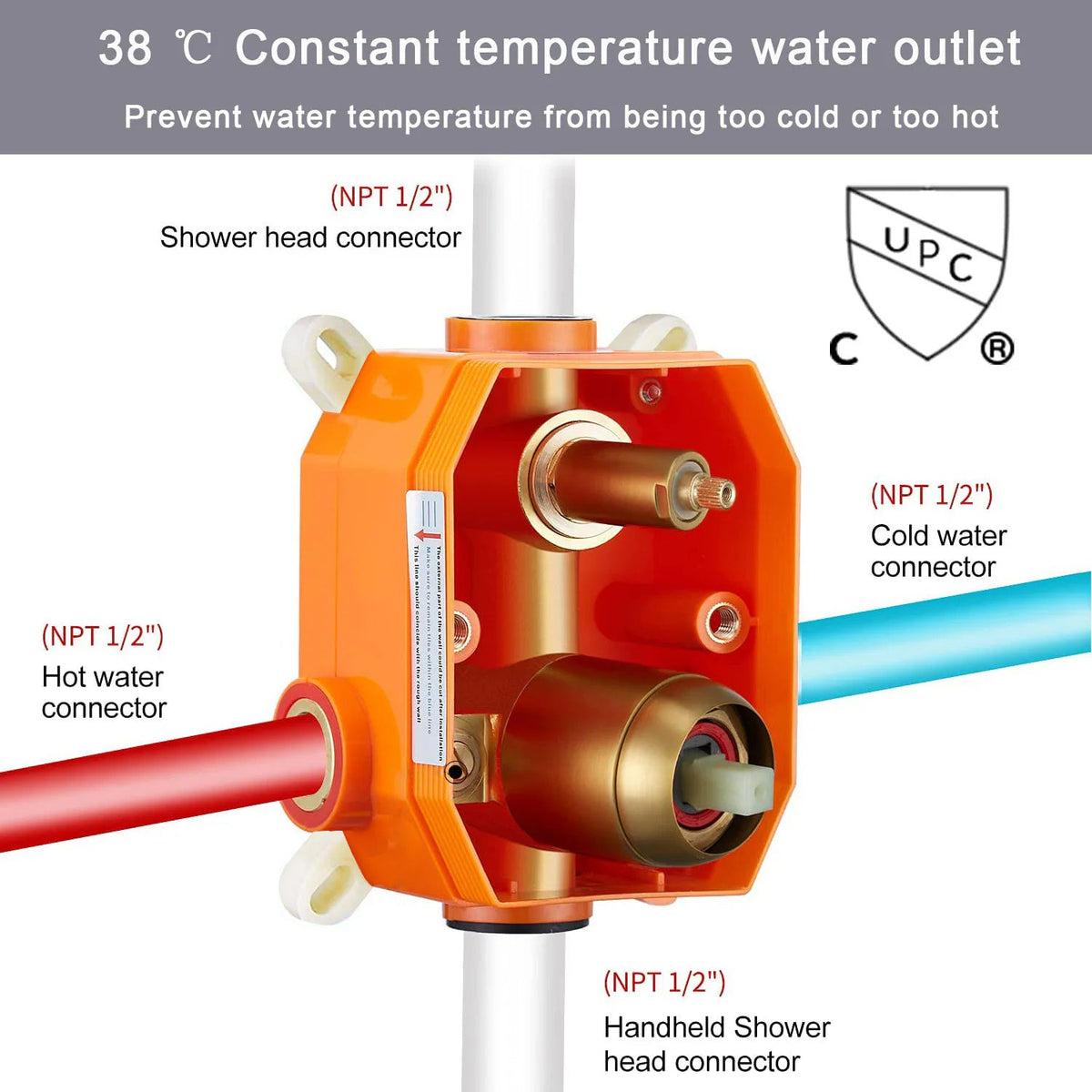 Metal Shower Faucet System