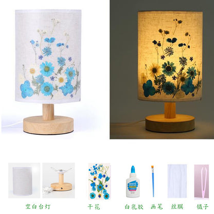 Dried Flower Table Lamp - DIY Night Light for Kids