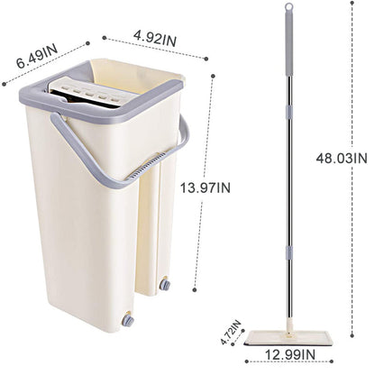 Flat Mop & Bucket Set