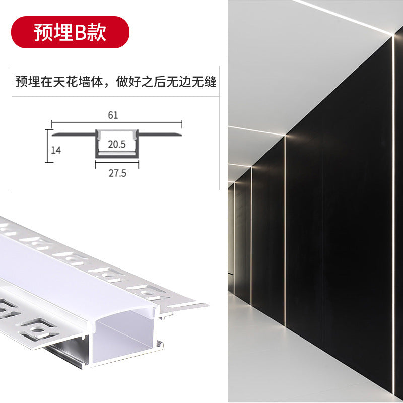 LED Strip Light Kit for Cabinet with Aluminum Profile