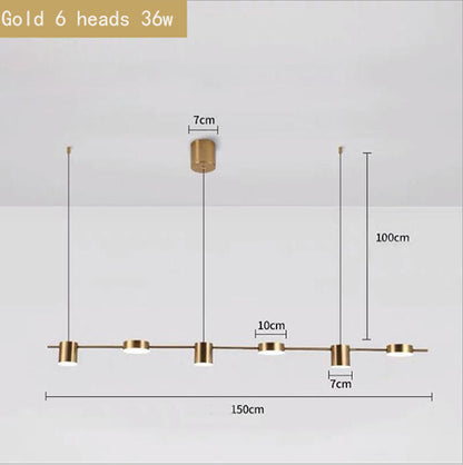 Modern Nordic LED Chandeliers for Home and Restaurant
