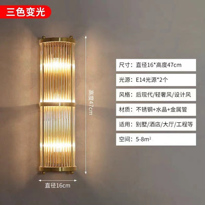 2024 New Designer Crystal Wall Light for Home & Hotel