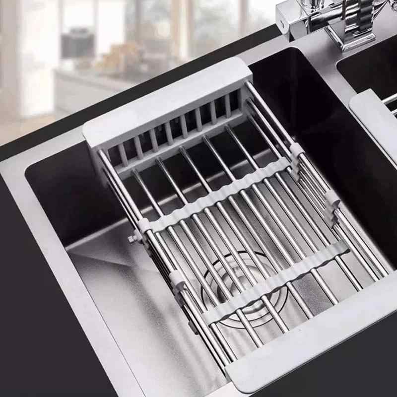 Retractable Stainless Steel Sink Rack 
