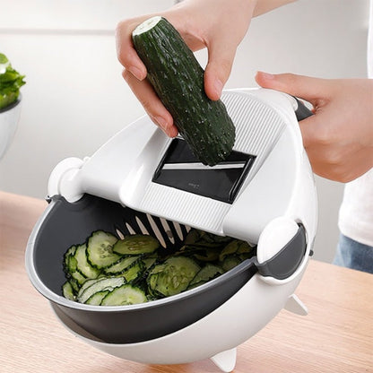 9-in-1 Vegetable Slicer & Drain Basket