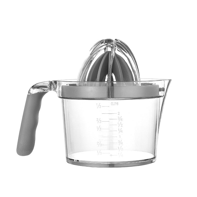 Manual Citrus Juicer with Measuring Cup and Grater