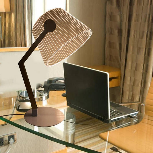 3D Visual LED Acrylic Illusion Reading Lamp