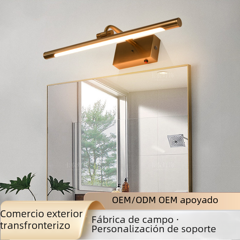 Minimalist Mirror Light with Remote Control and Three Colors