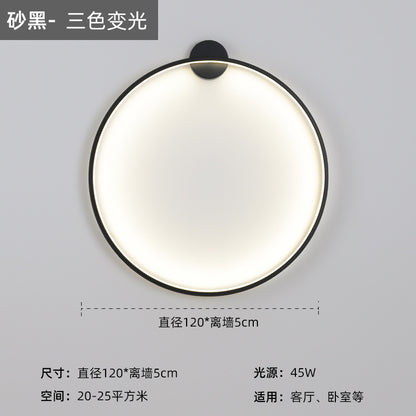 Nordic Minimalist Round Bedside Ring Wall Light