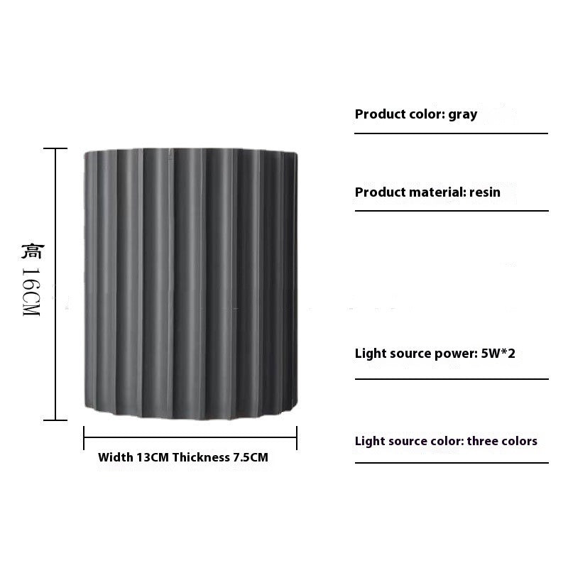 Modern Minimalist Resin Wall Lamp