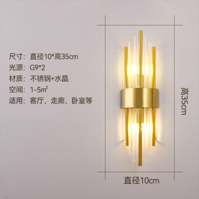 2024 New Designer Crystal Wall Light for Home & Hotel