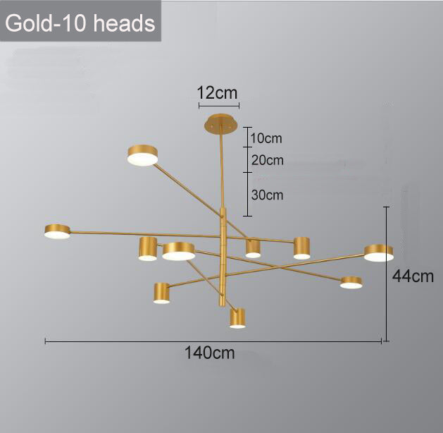 Modern Nordic LED Chandeliers for Home and Restaurant