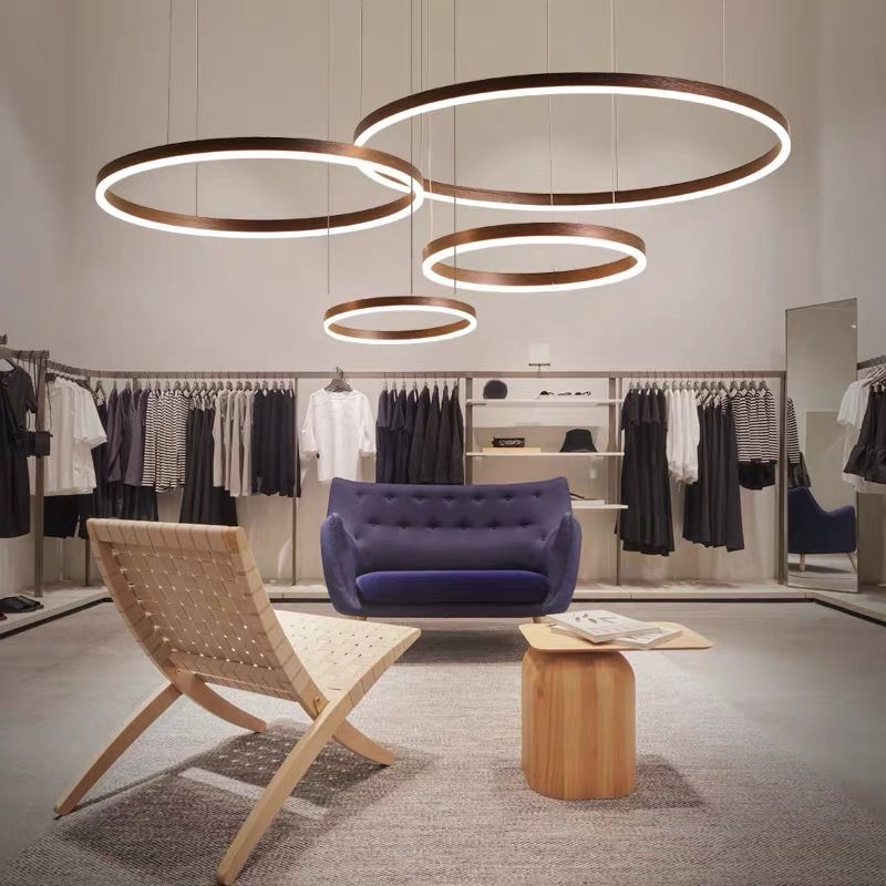 Modern Minimalist Chandelier - Creative Round Light