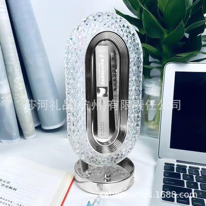 Remote Control 16-Color Crystal Bedside Lamp with Touch