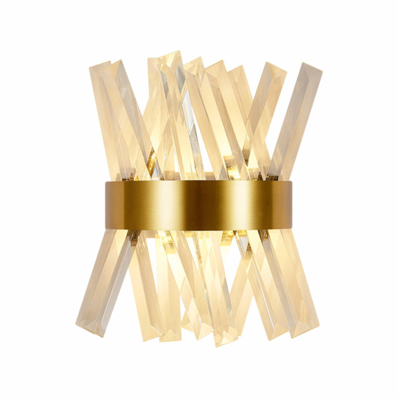 Modern Crystal Wall Lamp for Bedroom and Living Room