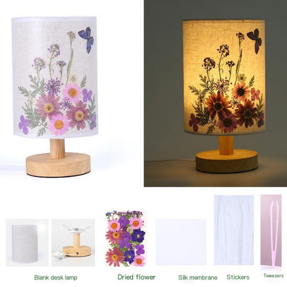 Dried Flower Table Lamp - DIY Night Light for Kids