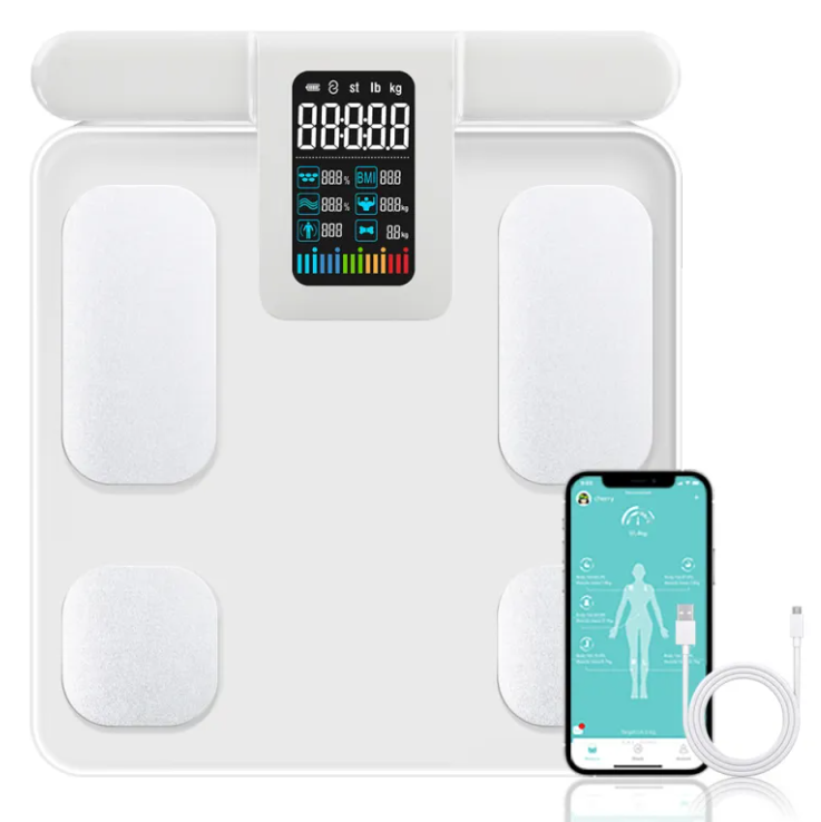 Tempered Glass Body Fat Scale