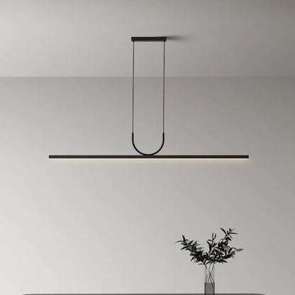 Simple Long Strip LED Pendant Light