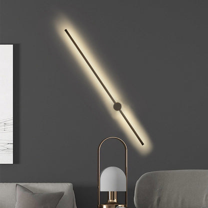 Nordic LED Linear Wall Light for Bedroom & Hotel Decor