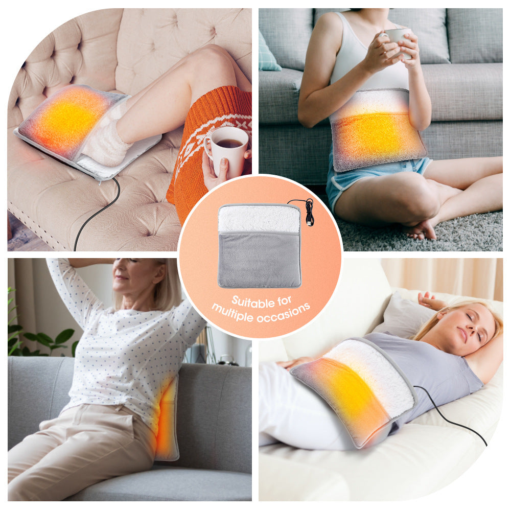 USB Electric Heating Pad for Feet & Waist 