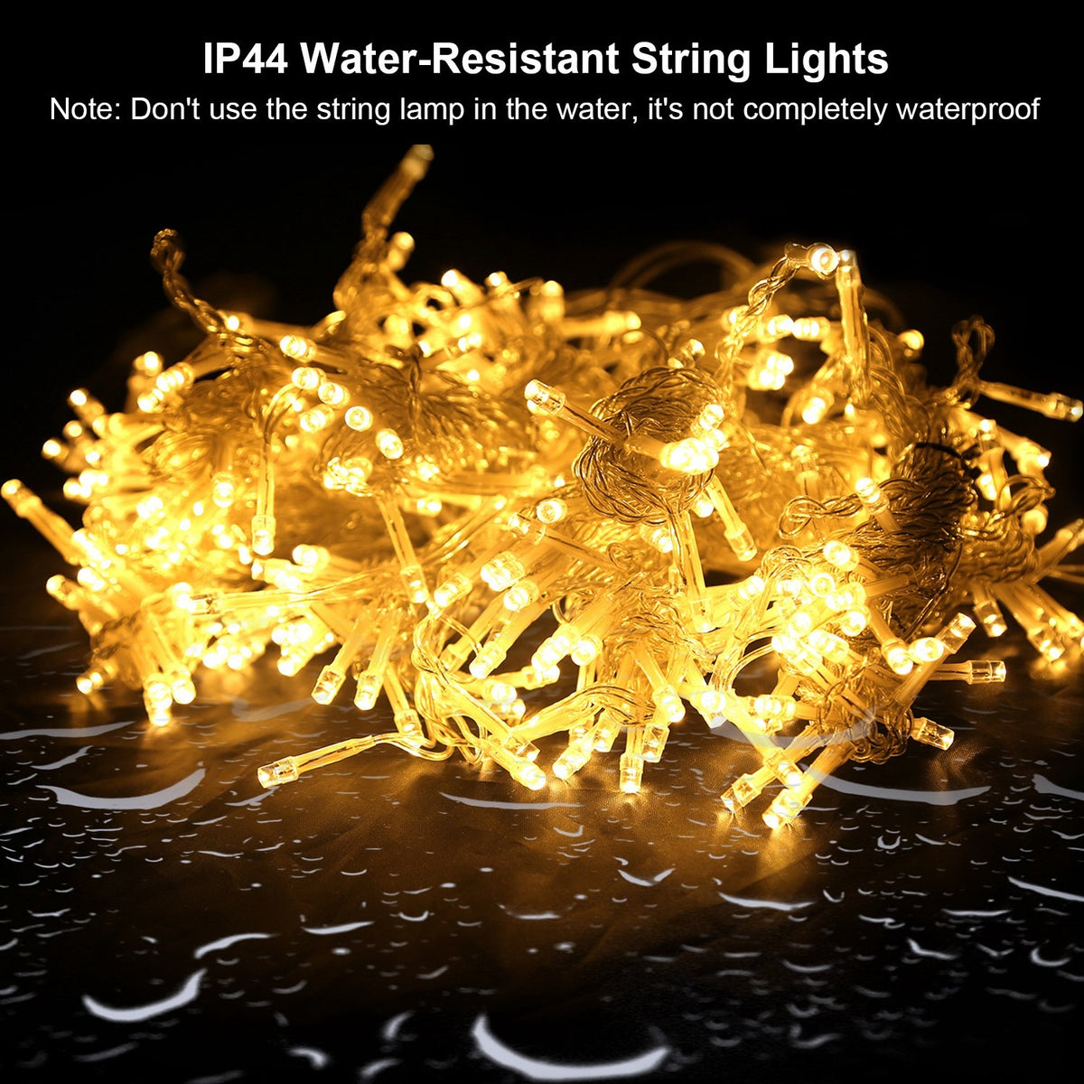 3M 300 LED Curtain String Light with Remote