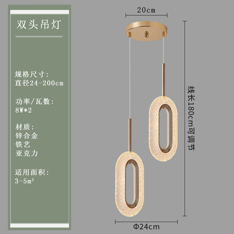 Modern Minimalist Pendant Light for Bedroom & Dining Room