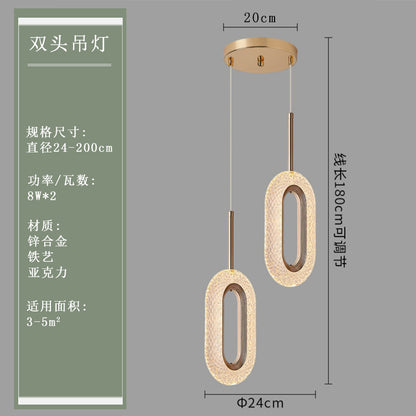 Modern Minimalist Pendant Light for Bedroom & Dining Room