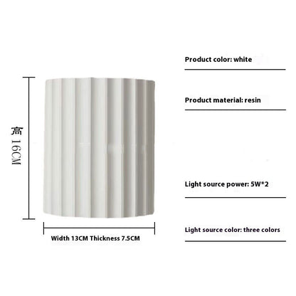 Modern Minimalist Resin Wall Lamp