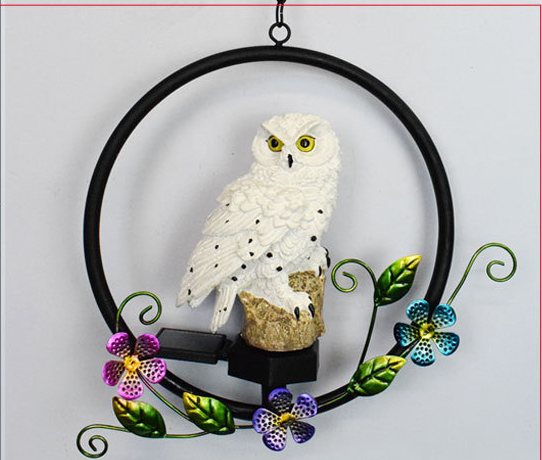 Solar Owl LED Hanging Light