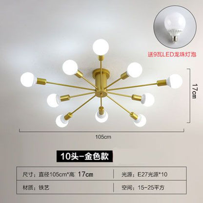 Modern Minimalist LED Ceiling Light for Living Room
