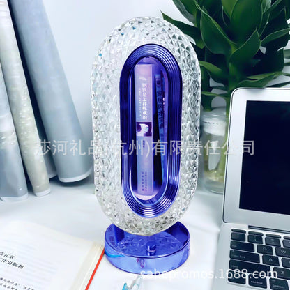 Remote Control 16-Color Crystal Bedside Lamp with Touch