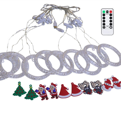 LED Curtain Fairy Lights with USB & Remote