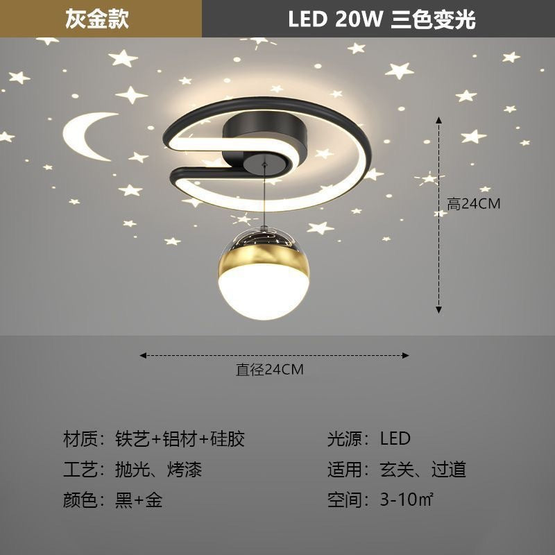 Modern Nordic Starry Sky Ceiling Light for Hallway