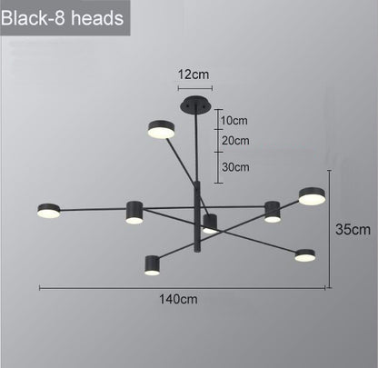 Modern Nordic LED Chandeliers for Home and Restaurant