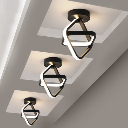 Modern LED Corridor Ceiling Light with Acrylic Design