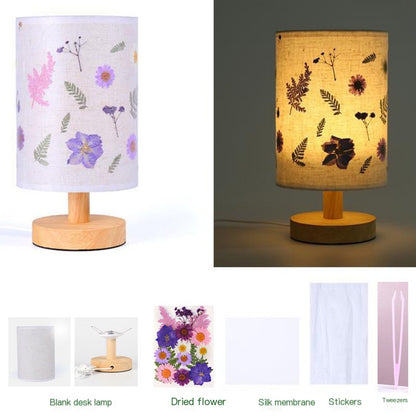 Dried Flower Table Lamp - DIY Night Light for Kids