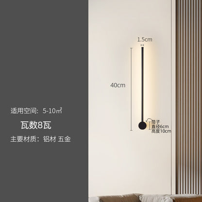Minimalist Linear Wall Light for Bedroom and Living Room
