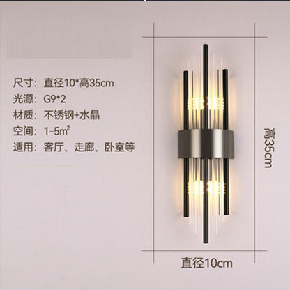 2024 New Designer Crystal Wall Light for Home & Hotel
