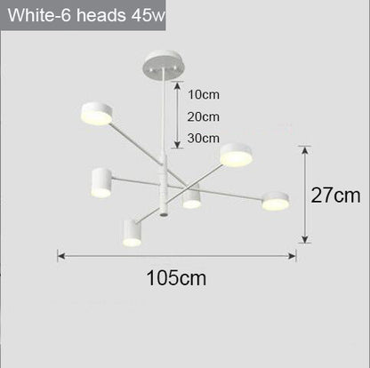 Modern Nordic LED Chandeliers for Home and Restaurant