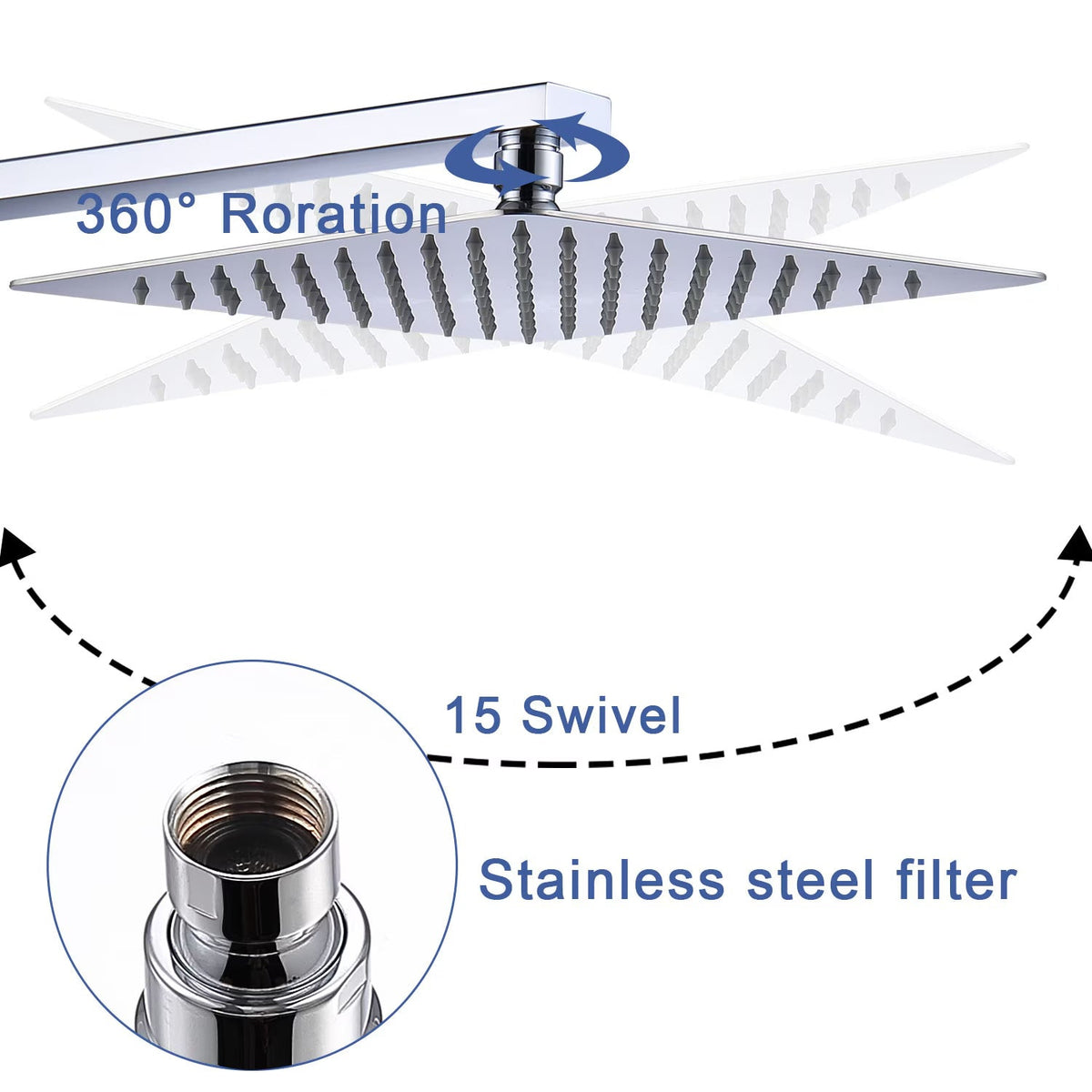 Metal Shower Faucet System