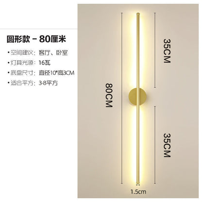 Minimalist Linear Wall Light for Bedroom and Living Room