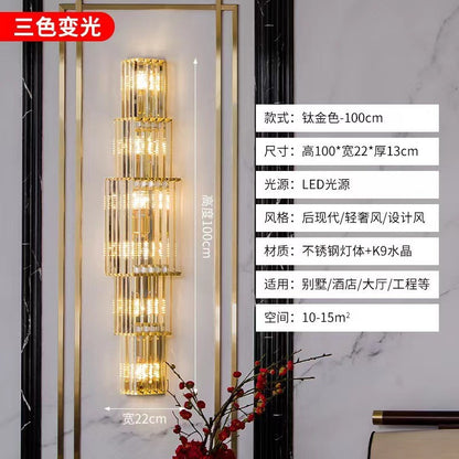 2024 New Designer Crystal Wall Light for Home & Hotel