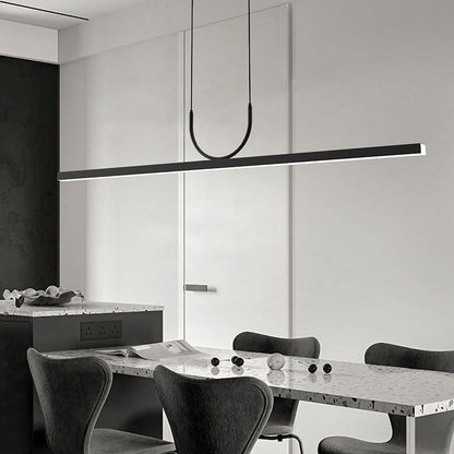 Simple Long Strip LED Pendant Light