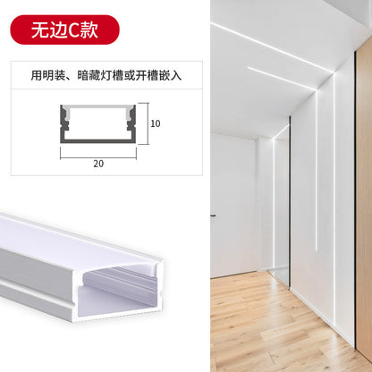 LED Strip Light Kit for Cabinet with Aluminum Profile