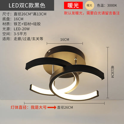 Modern LED Hallway Light for Balcony and Closet