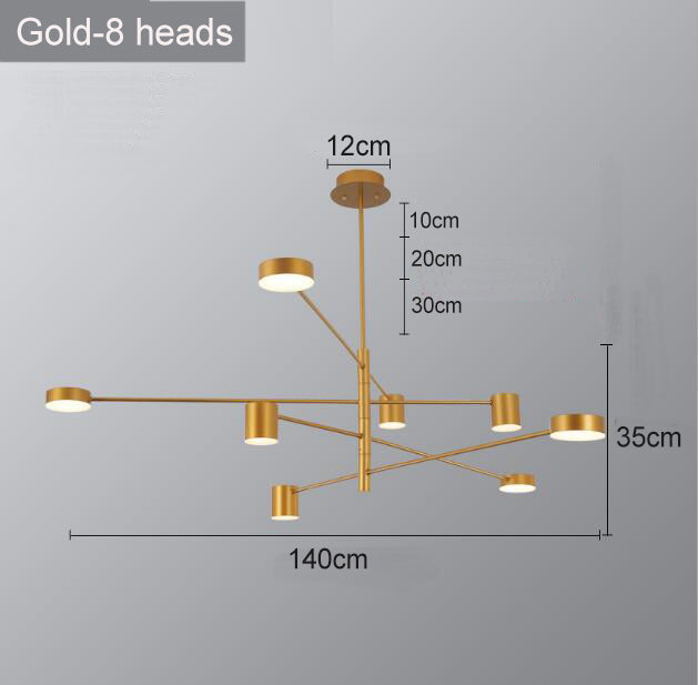 Modern Nordic LED Chandeliers for Home and Restaurant